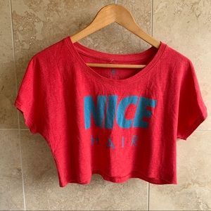 Red Crop Shirt